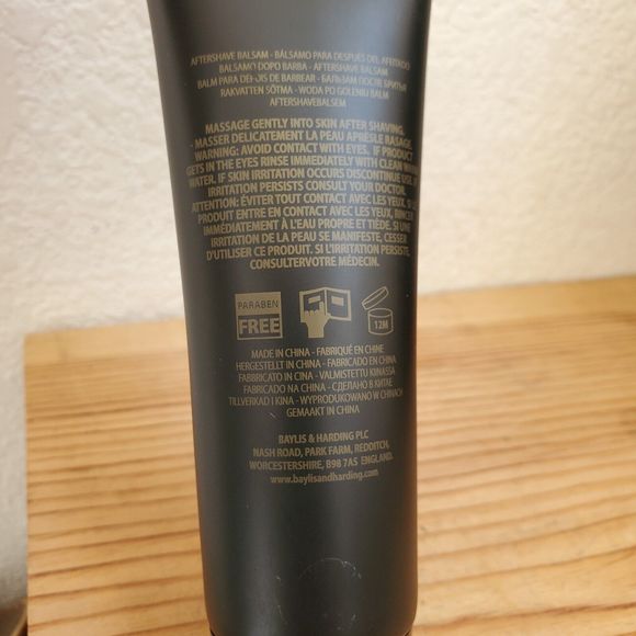 Baylis & Harding England For Him Men’s Black Pepper Ginseng Aftershave Balm 4 oz - Picture 5 of 7